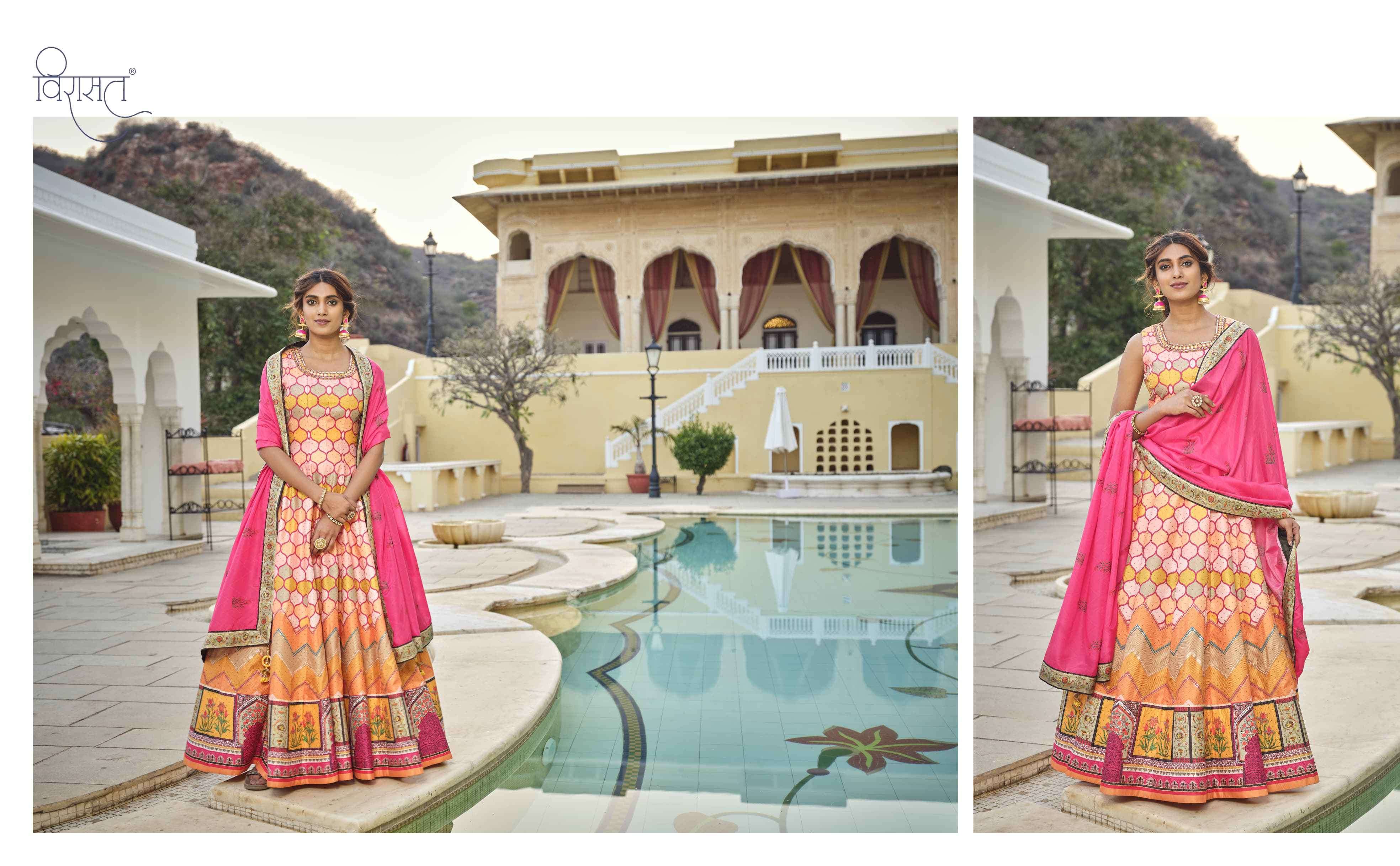 Virasat Peshwai 4001 To 4006 Exclusive Designer Gown