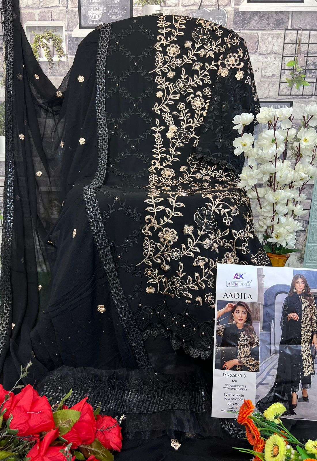 Al Khushbu Aadila Vol 1 Georgette Pakistani Suit view 7