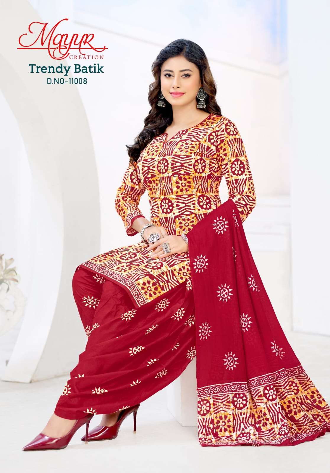 Mayur Trendy Batik Vol 11 Pure Cotton Ladies Suit view 15