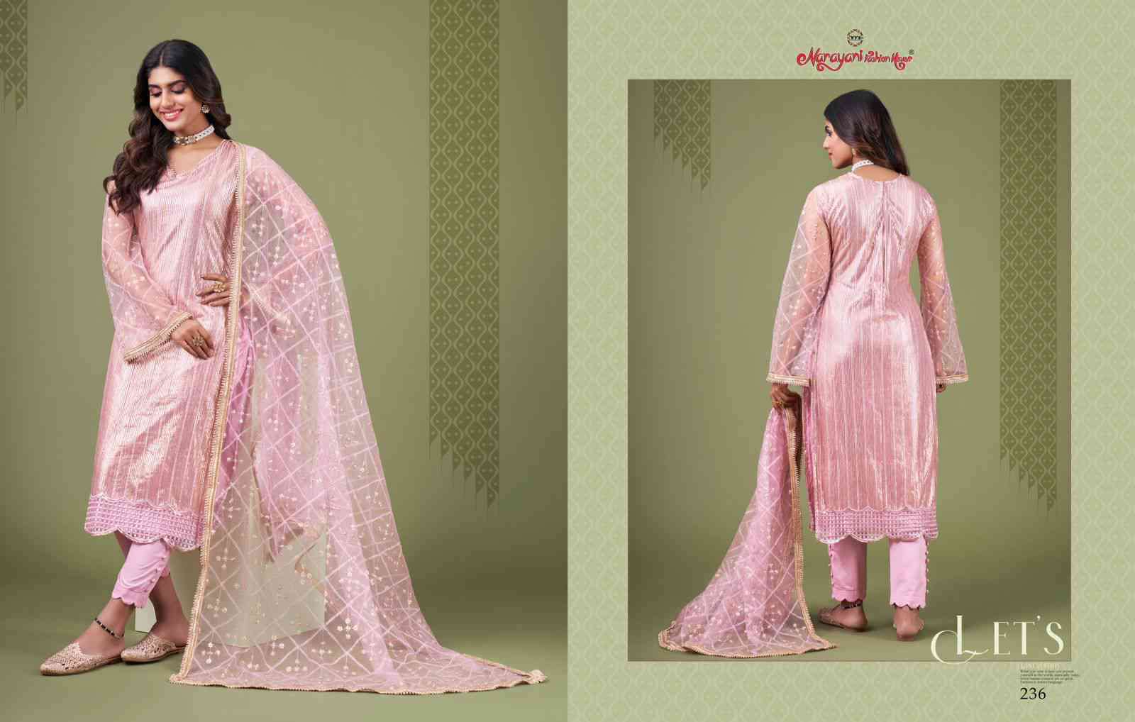 Narayani Zehra Vol 4 Designer Party Wear Straight Suit Catalog Exporter view 26