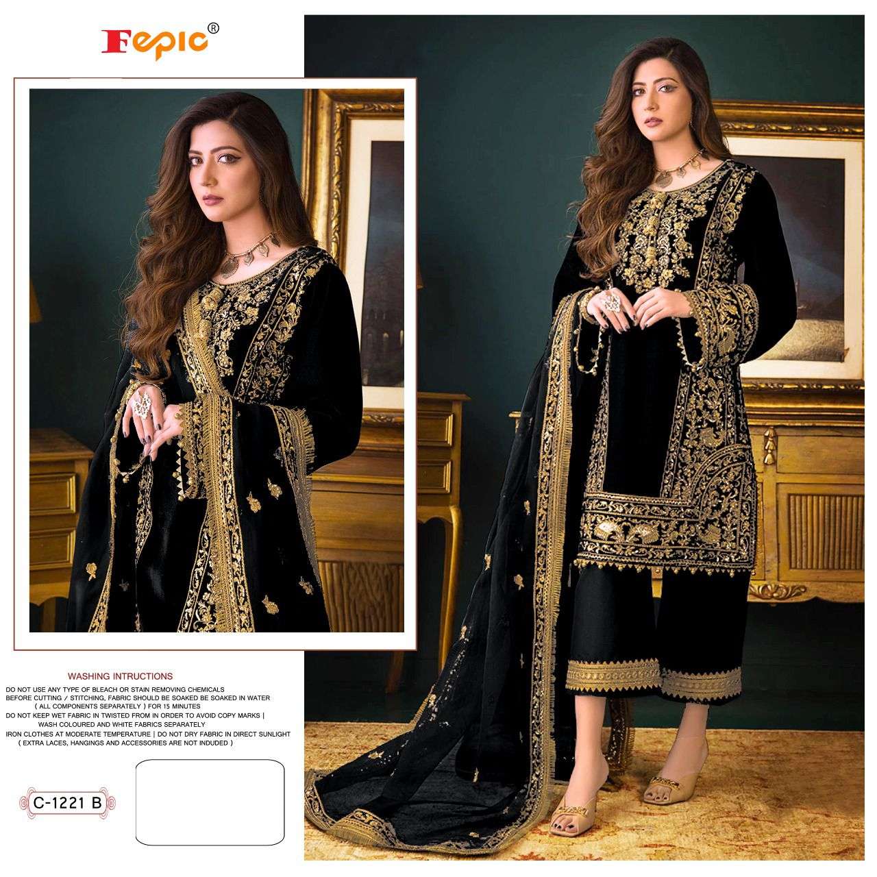 Fepic C 1221 Colors Designer Work Party Wear Pakistani Suit view 4