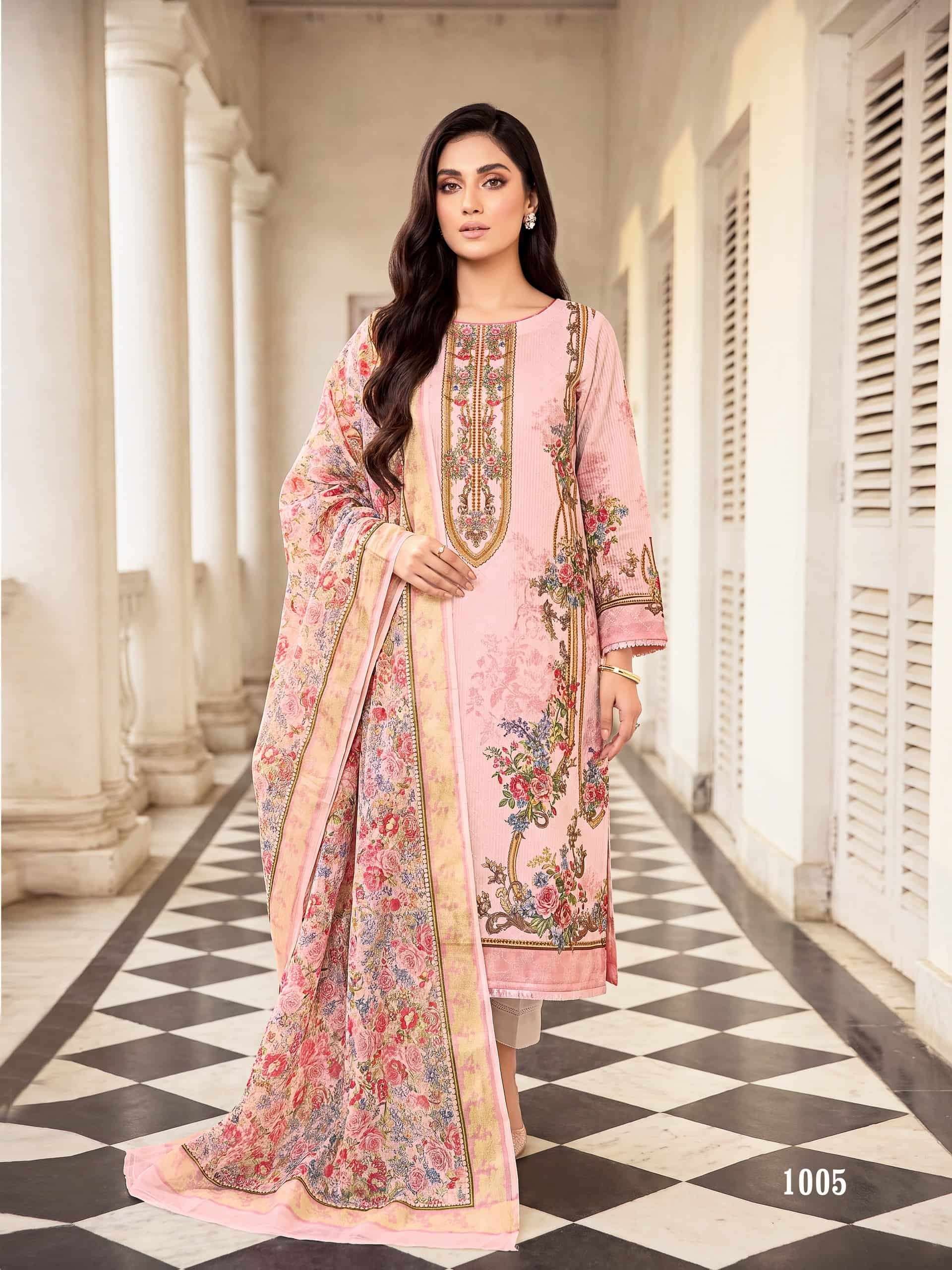 Kavyakala Maria B Fancy Cotton Dress Materia Catalog view 10