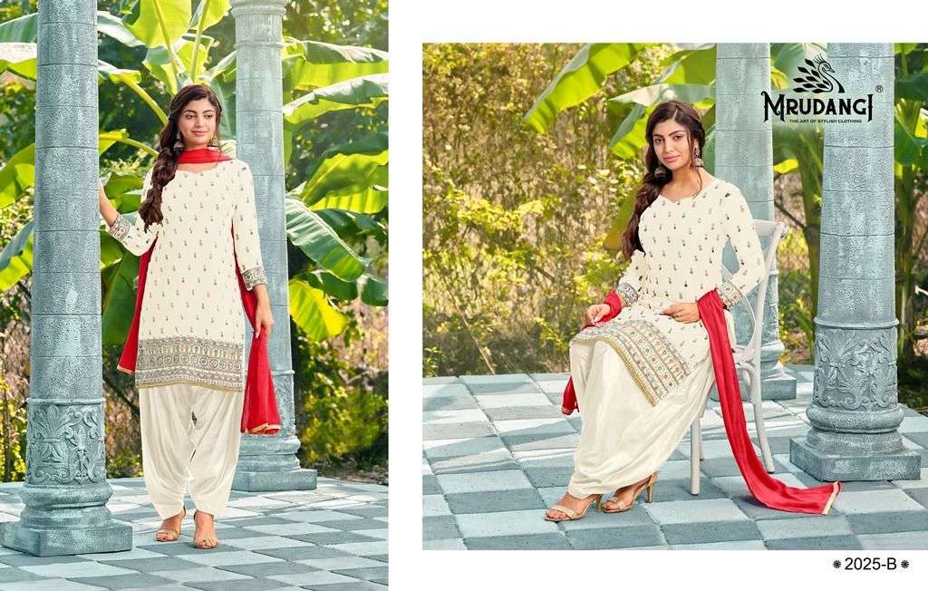 Mrudangi Saheli 2025 Colors Festive Wear Patiala Style Suit view 2