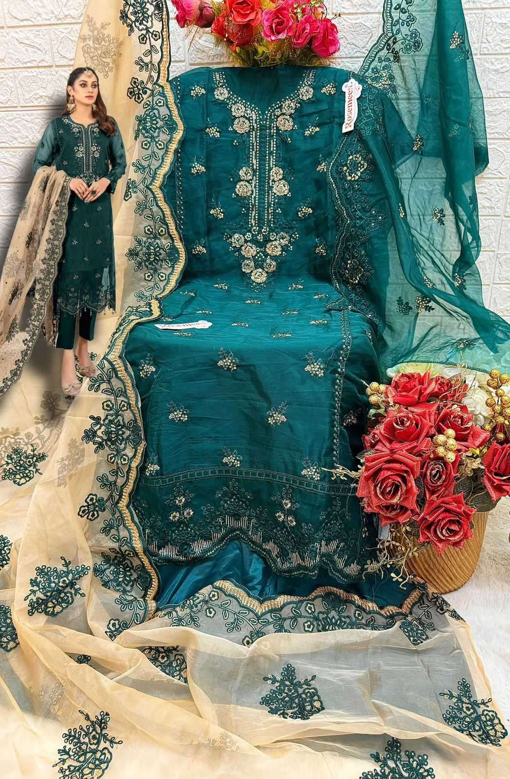 Fepic C 1764 Colors Heavy Designer Pakistani Dress Festive Collection view 3