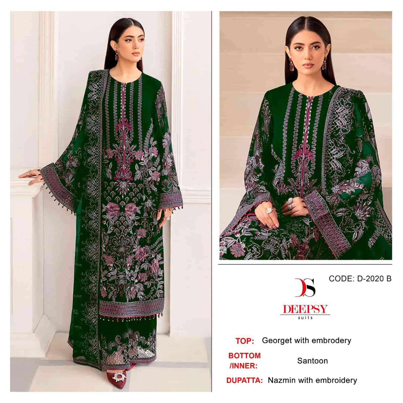 Deepsy D 2020 Colors Pakistani Festive Wear Style Designer Salwar Suit Wholesalers view 3