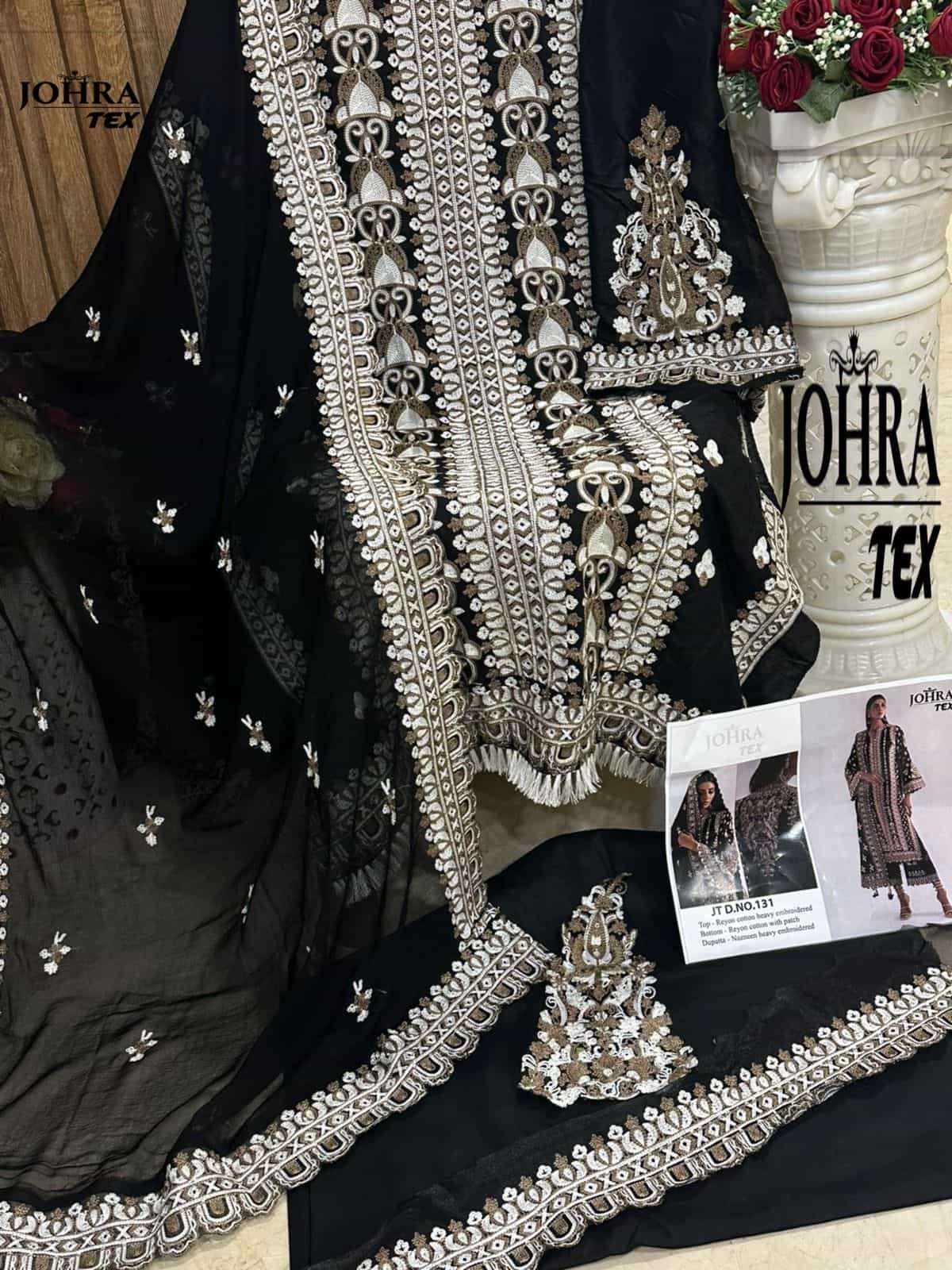 Johra Tex 131 Colors Exclusive Heavy Designer Style Pakistani Salwar Suit Wholesalers view 3