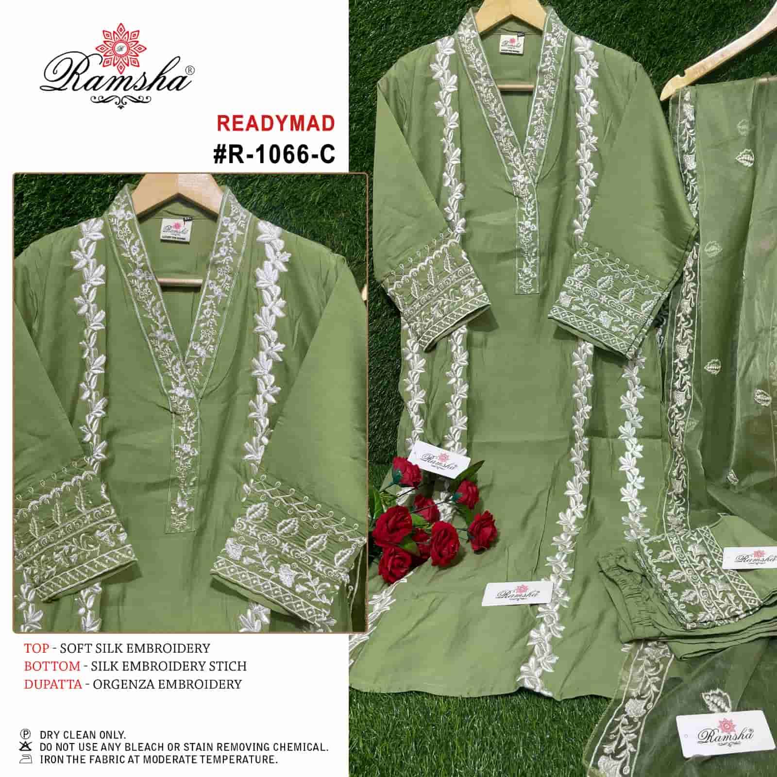 Ramsha R 1066 Colors Pakistani Fancy Designer Style Readymade Suit Exporter view 2