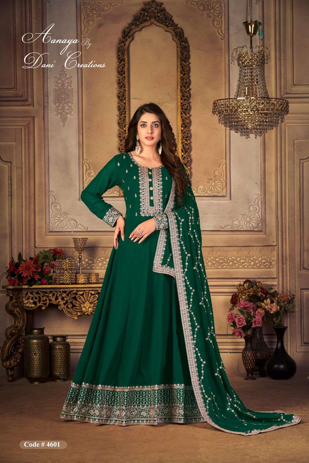Aanaya 4600 Series Vol 146 Designer Party Wear Anarkali Gown view 5