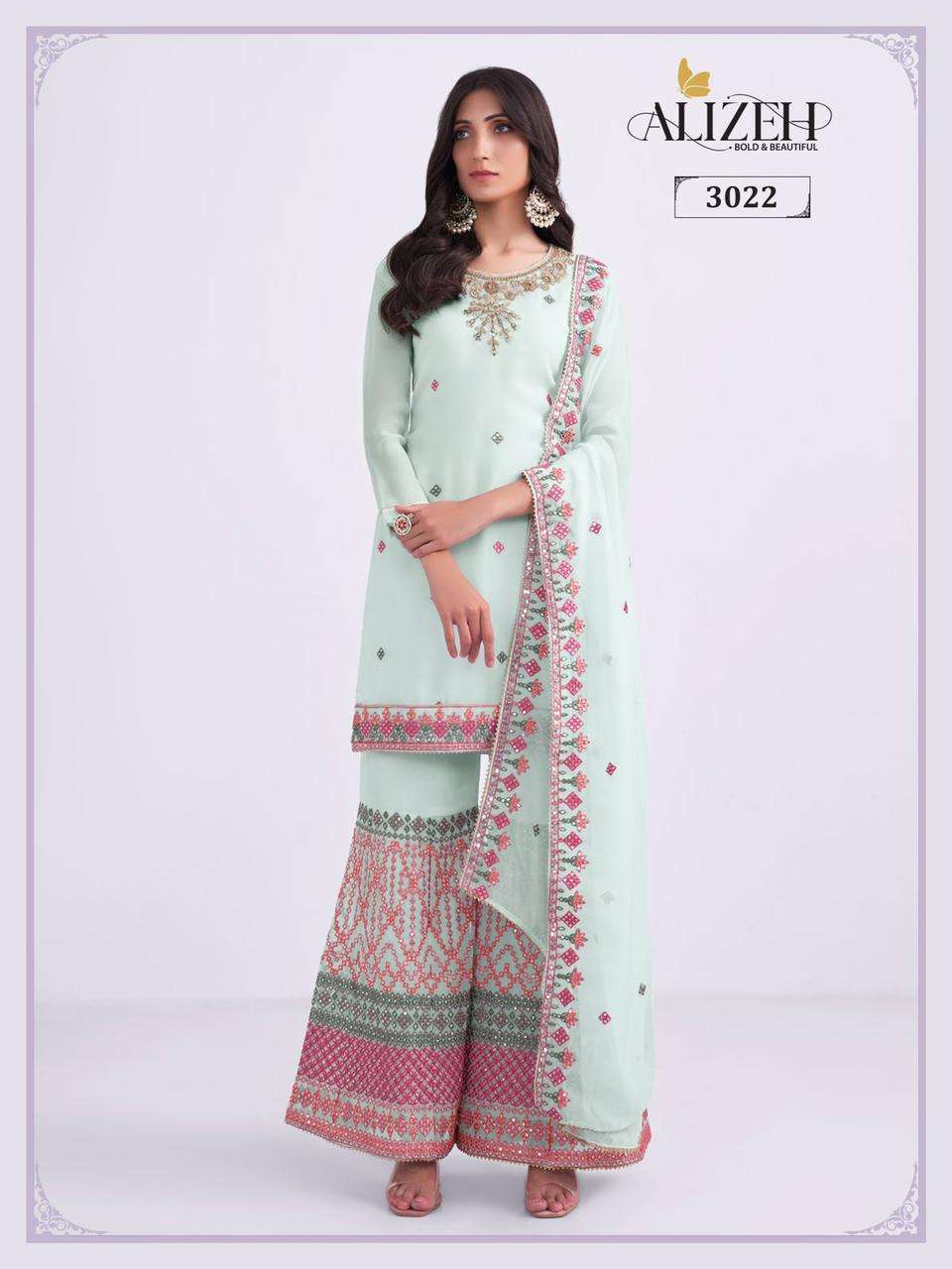 Alizeh Almora Vol 6 Party Wear Gharara Sharara Suit view 3