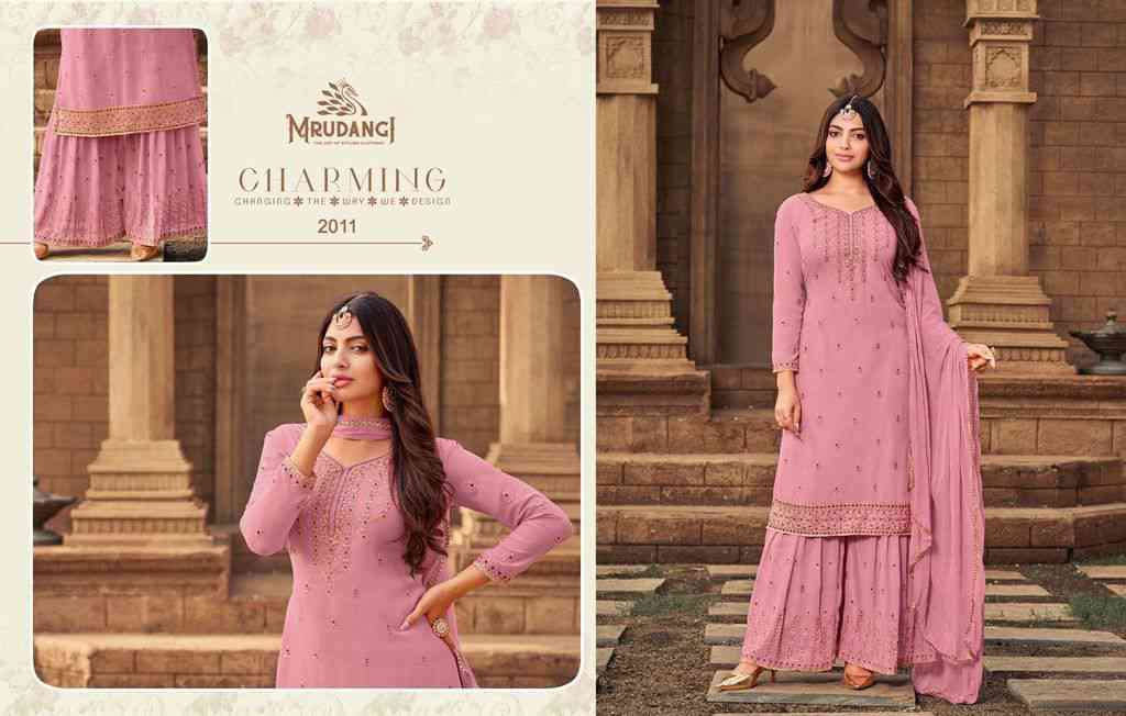 Mrudangi Gulabo 2009 To 2013 Party Wear Gharara Designer Dress view 4