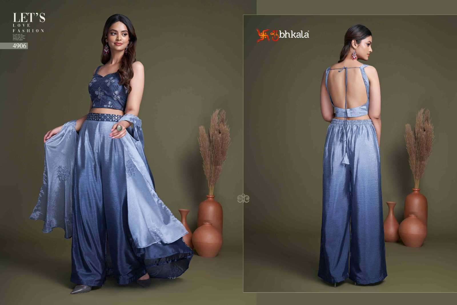 Shubhkala Flory Vol 34 Exclusive Shrug Style 3 Piece Stylish Western Outfit view 11