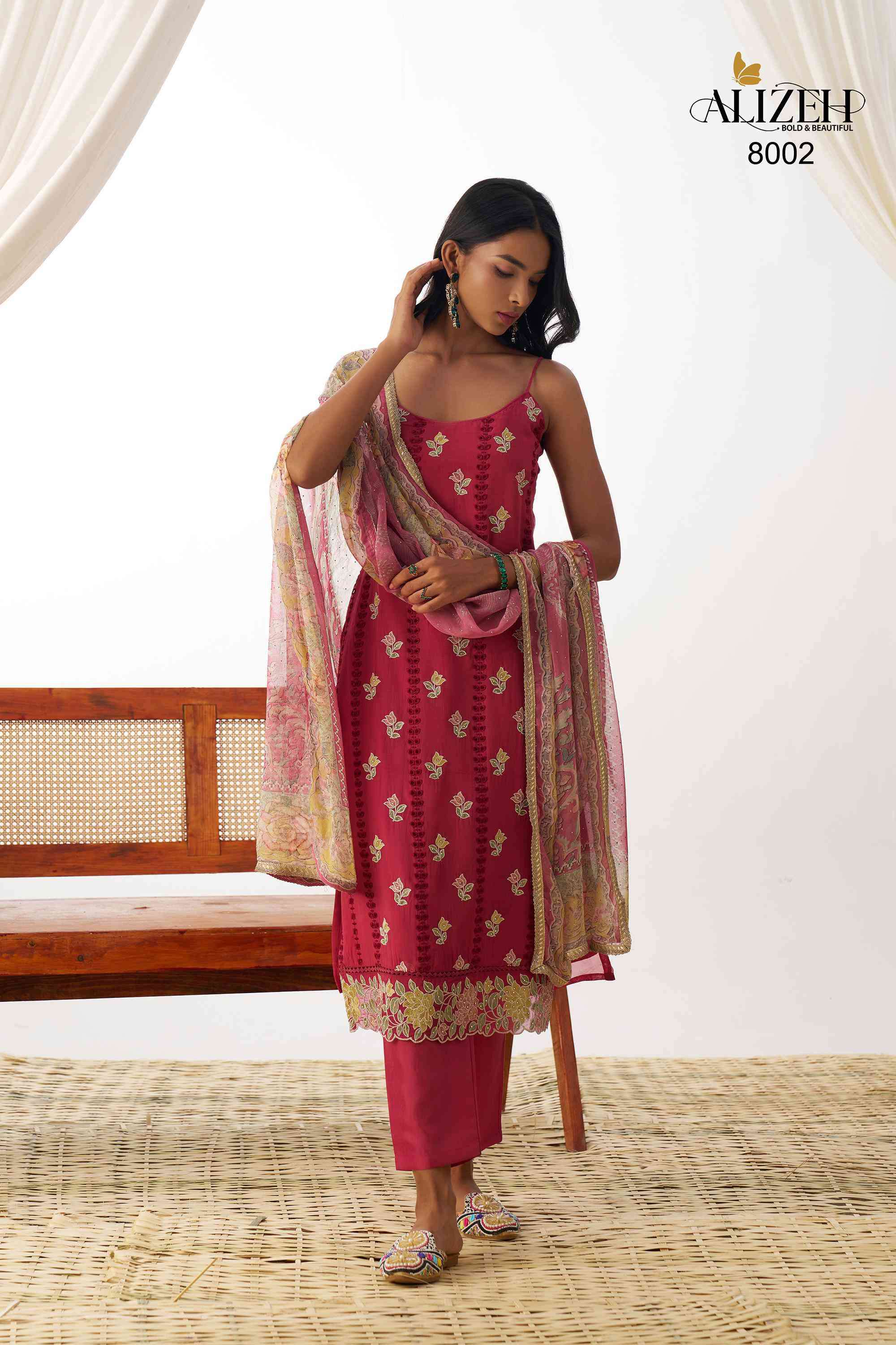 Alizeh Swara 8001 to 8004 Readymade Suit Collection Price Exporter view 7