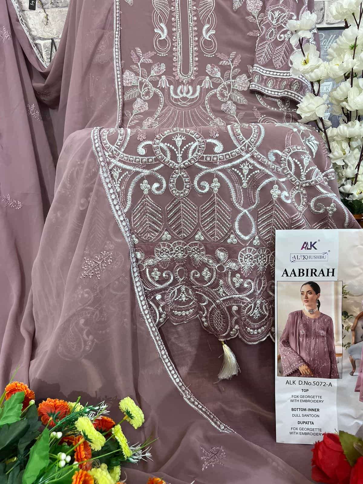 Al Khushbu Aabirah Vol 1 Festive Wear Style Designer Pakistani Salwar Suit Wholesalers view 5