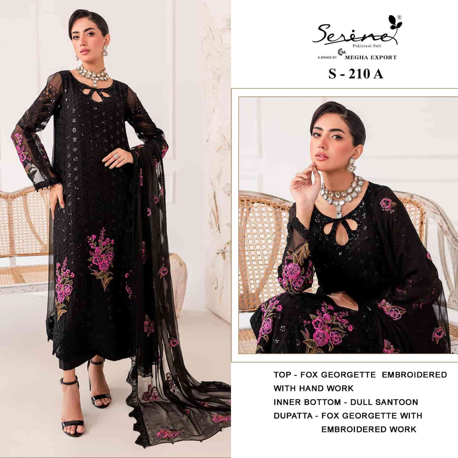 Megha Export S 210 Colors Pakistani New Latest Designer Style Salwar Suit view 2