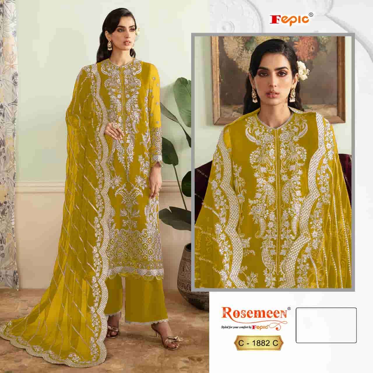 Fepic Rosemeen Heavy Embroidered Georgette Suit view 3