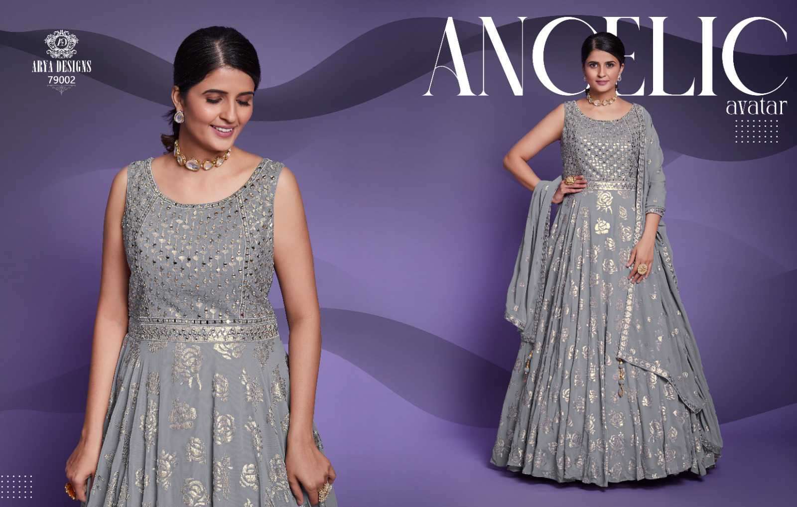 Arya Designs Zoya Vol 5 New Designer Traditional Wear Gown view 6