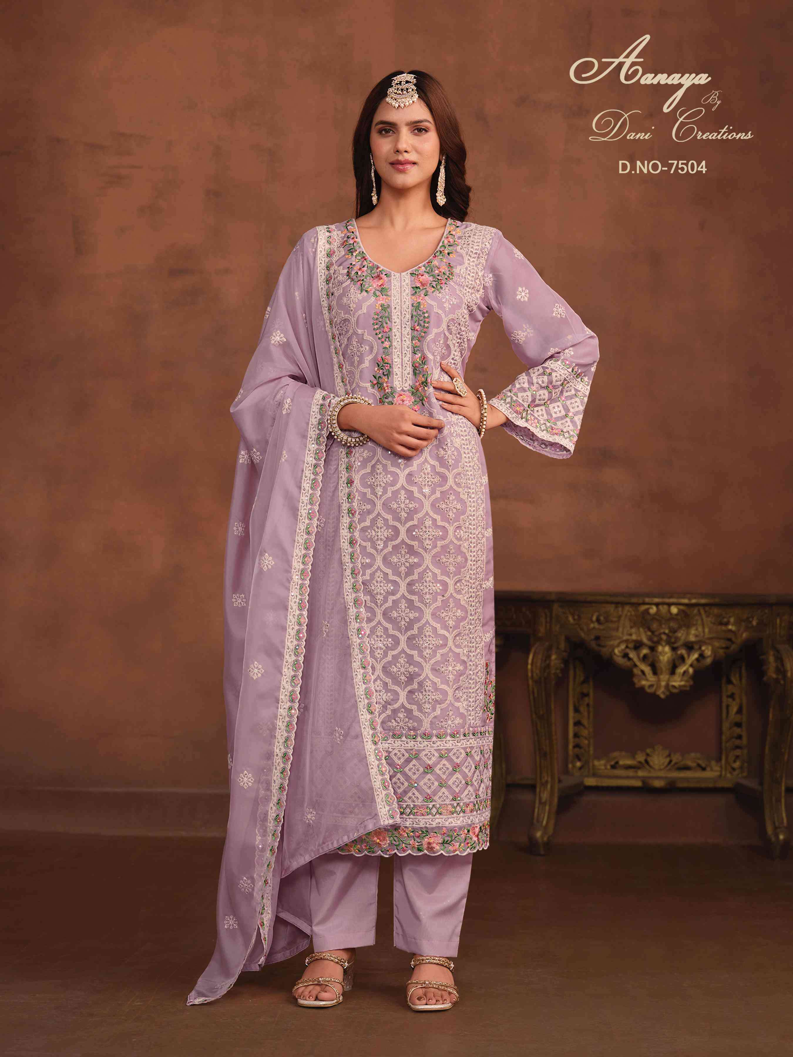 Aanaya Vol 175 Designer Organza Wedding Dress view 4