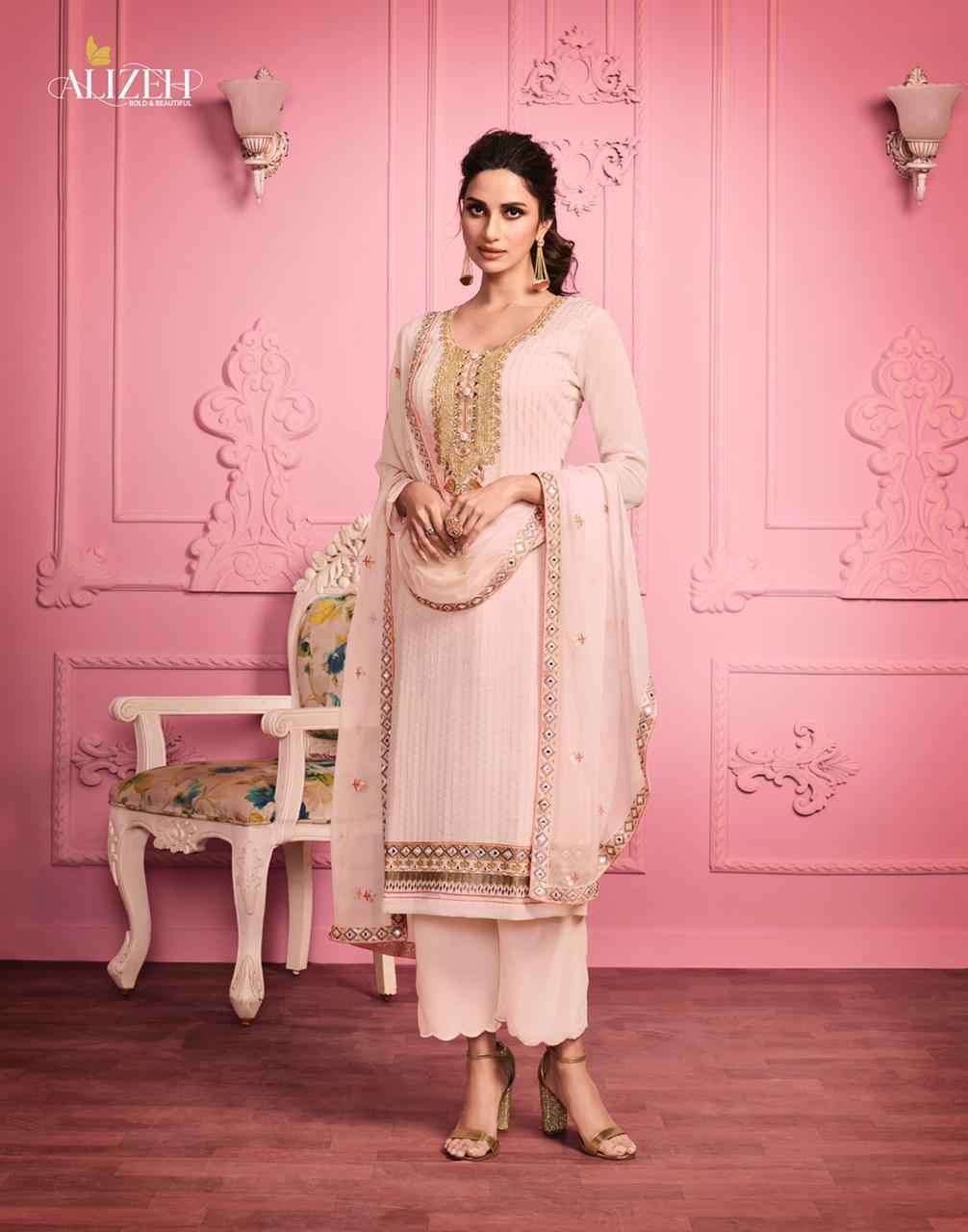 Aliizeh Murad Vol 1 Party Wear Straight Suit Collection at Best Rate view 10
