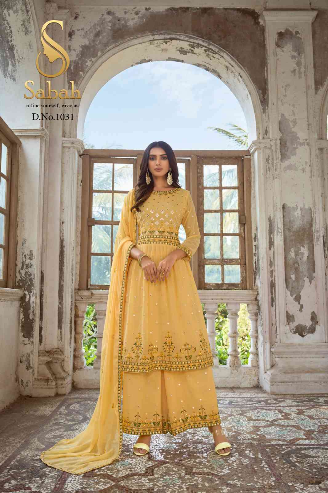 Fk Fashion Sabah Zareen Partywear Designer Work Palazzo Dress view 3