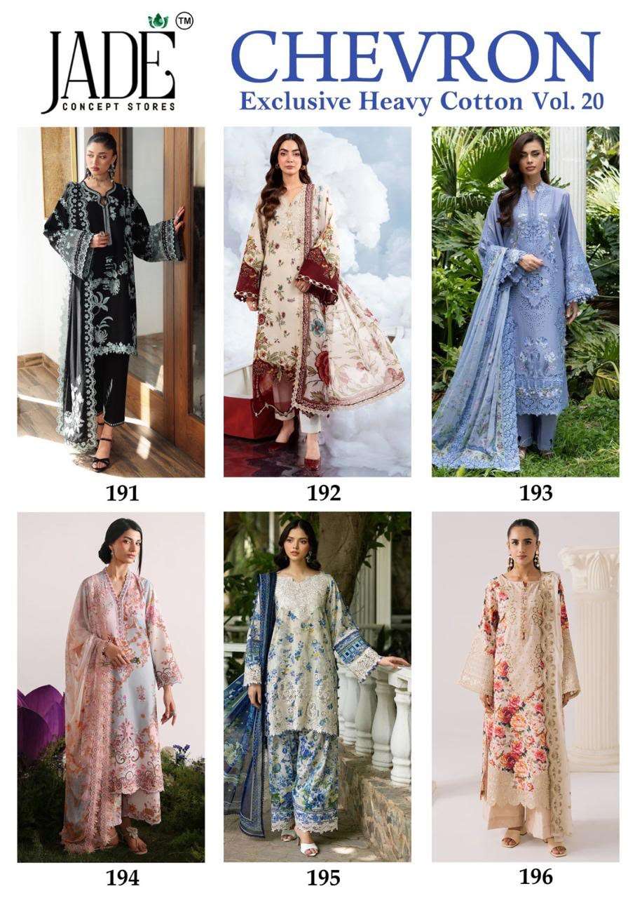 Jade Chevron Vol 20 Pure Heavy Cotton Suit view 2