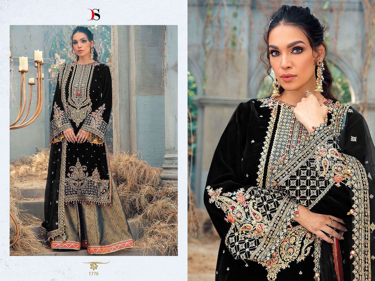 Deepsy D 1776 Colors Velvet Designer Pakistani Suit view 3