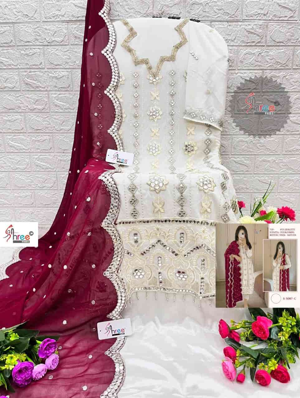Shree Fabs S 5087 C Festive Wear Style Designer Pakistani Embroidered Dress Collection view 2