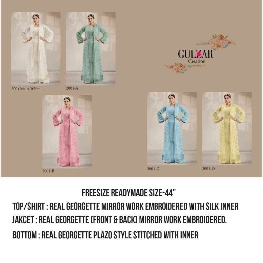 Gulzar 2001 Colors Designer 3 Piece Dress Collection New Catalog view 8