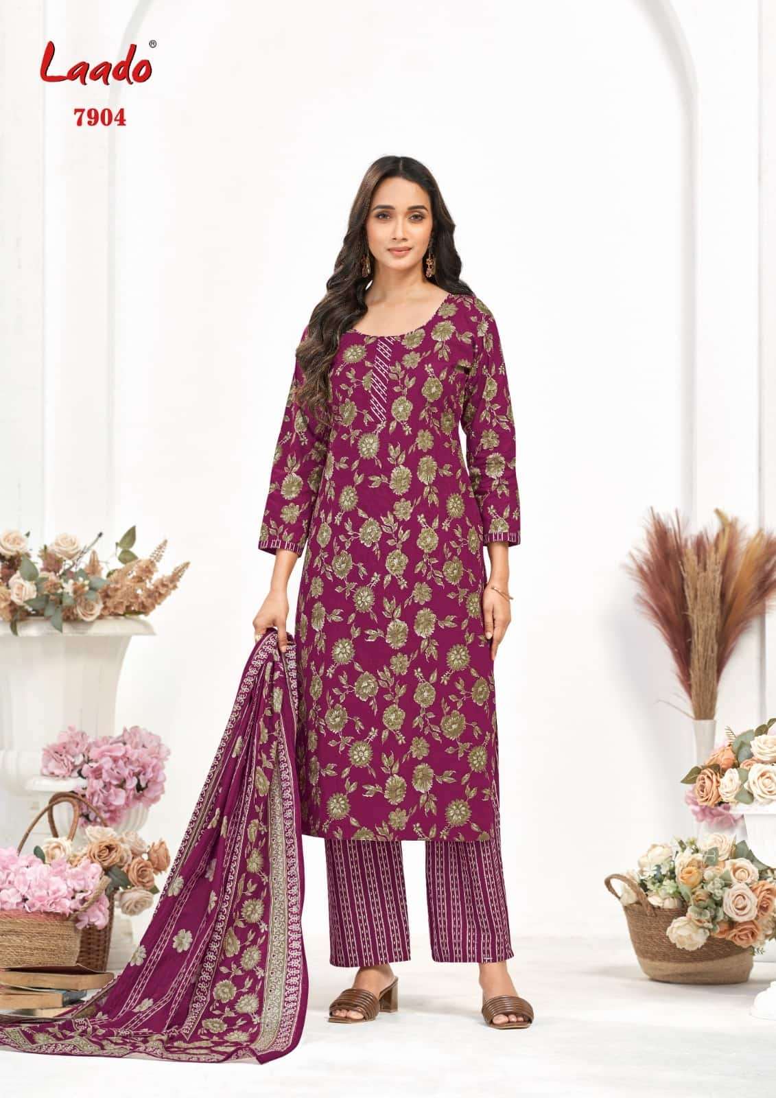 Laado Vol 79 Pure Cotton Dress Material view 2