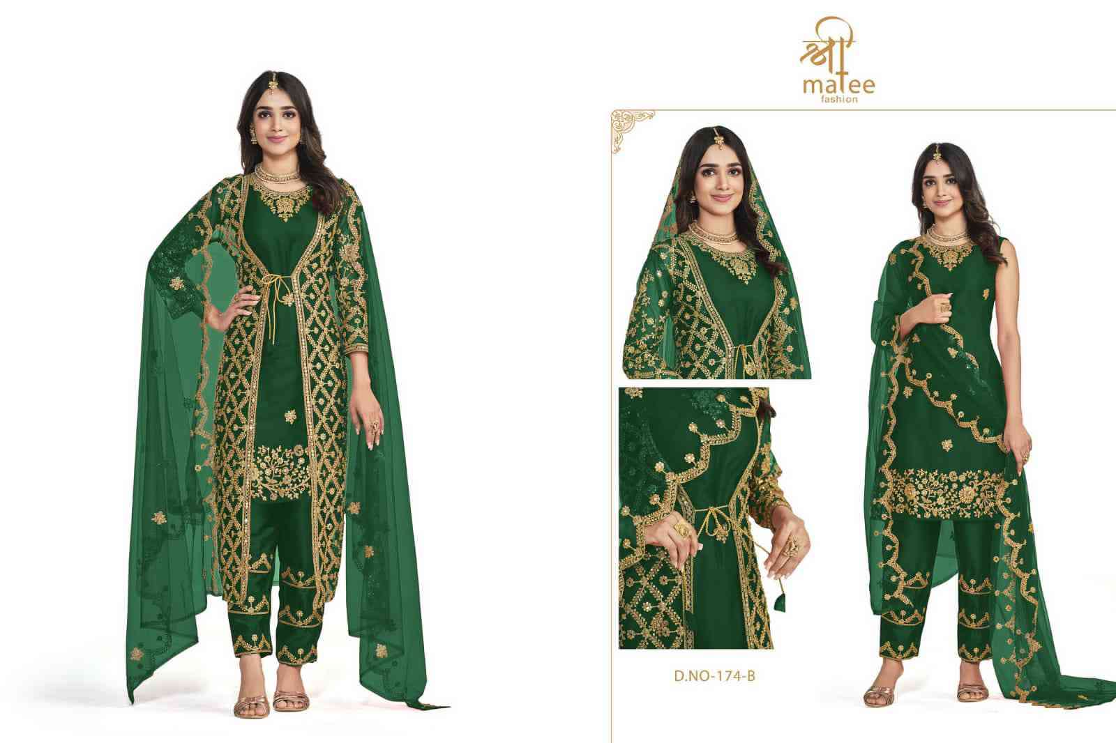 Shreematee Mirror Vol 15 Wedding Collection Designer Dress Collection Exporter view 4