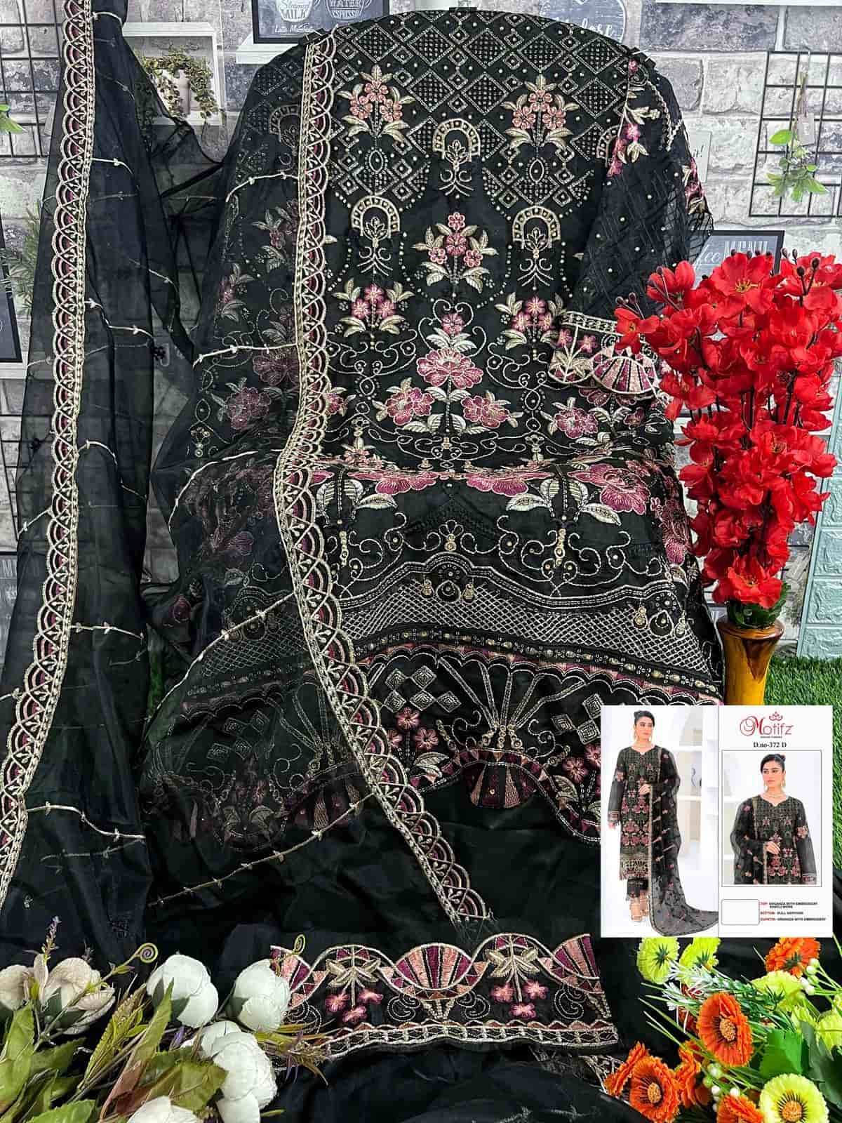 Motifz 372 Colors Festive Wear Style Designer Pakistani Salwar Suit view 7