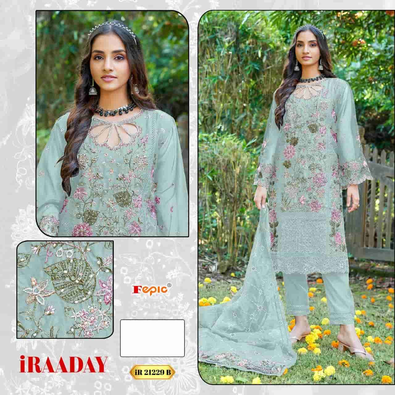 Fepic IR 21229 B Exclusive Embroidered Designer Suit Collection